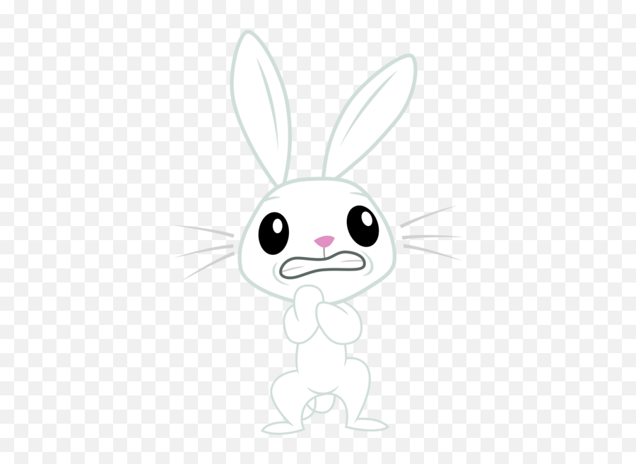 187609 - Absurd Resolution Angel Bunny Artistpikamander2 Emoji,Cartoon Emotion Scared Lines
