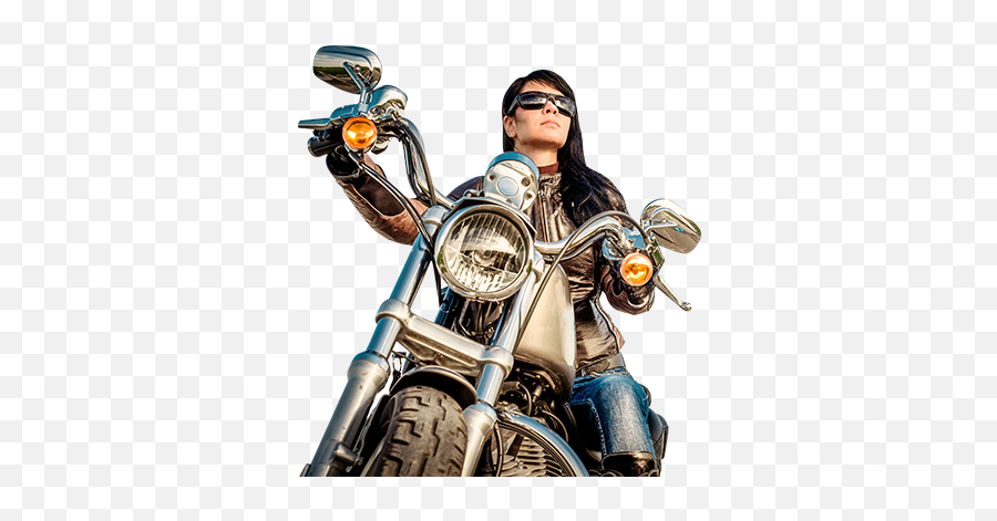 Download Titlebucks Motorcycle Title Pawns - Woman On Emoji,Motorcycle Emoticon Woman