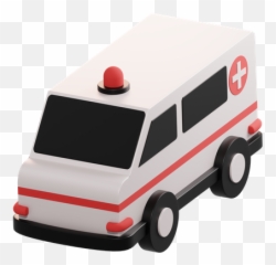 Premium Ambulance 3d Illustration Download In Png Obj Or Emoji,Ambulance Emoji