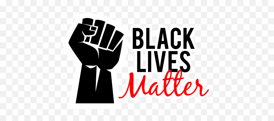 Black Lives Matter By Marcossoft - Sticker Maker For Whatsapp Emoji,Blck Fist Emoji