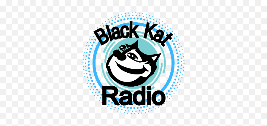 Black Kat Radio Logo Transparent Png - Stickpng Emoji,Kat Emoji
