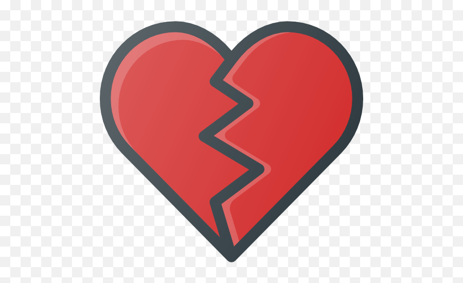 Broken Heart - Free Shapes Icons Emoji,Heart Broken Emoji