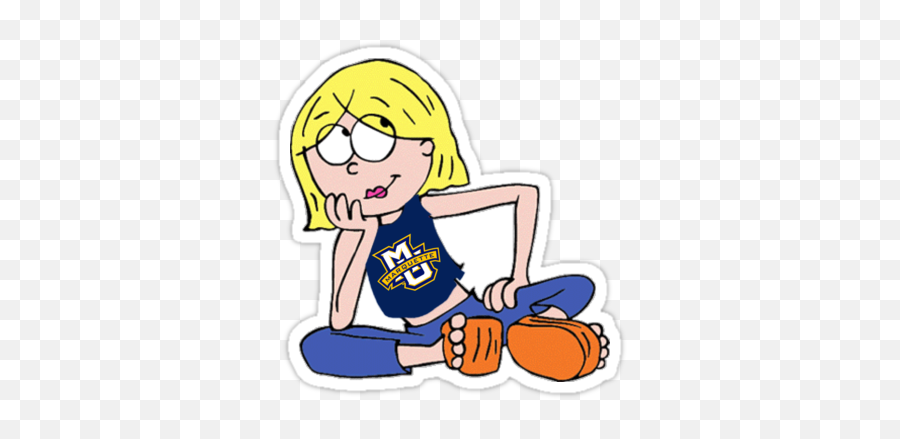 Marquette University Lizzie Mcguire - Lizzie Mcguire Cartoon Character Emoji,University Of Kentucky Emoji