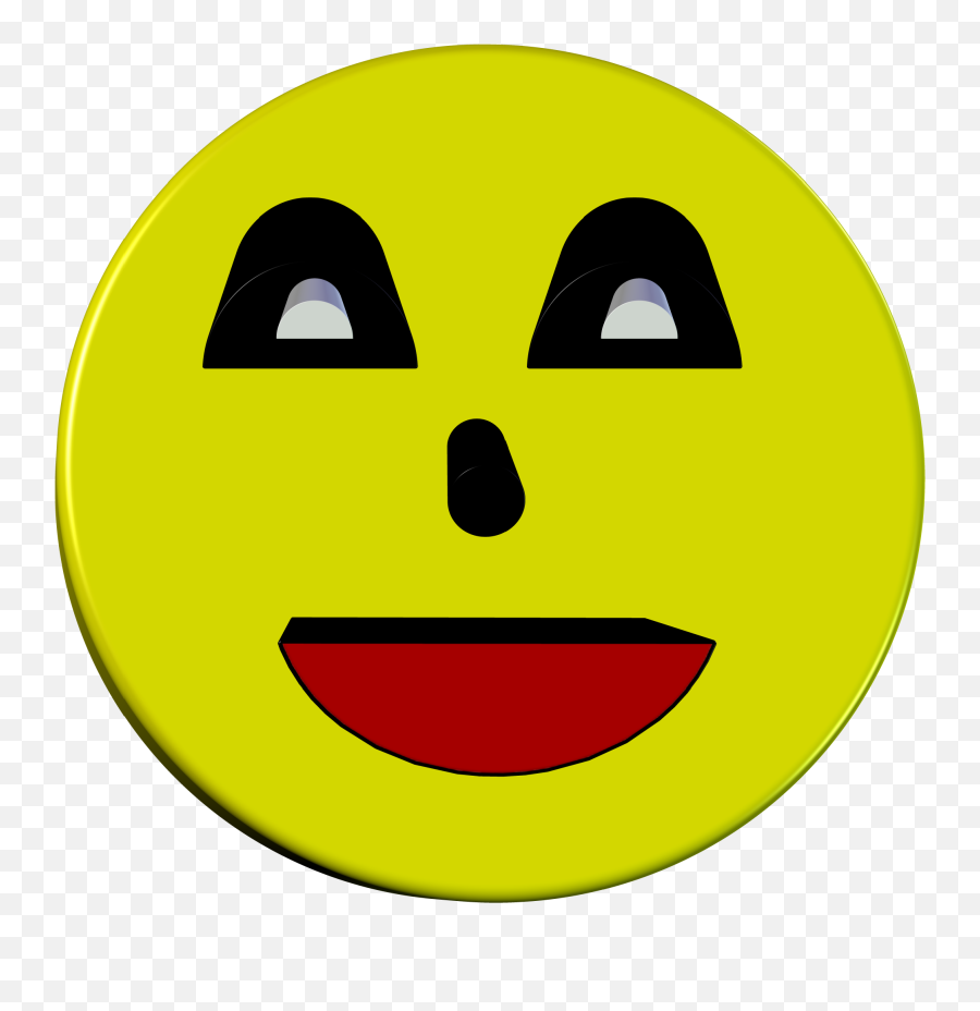 Smiley With Open Eyes And Mouth Free Image - Smiley Emoji,Eyes Emoticon