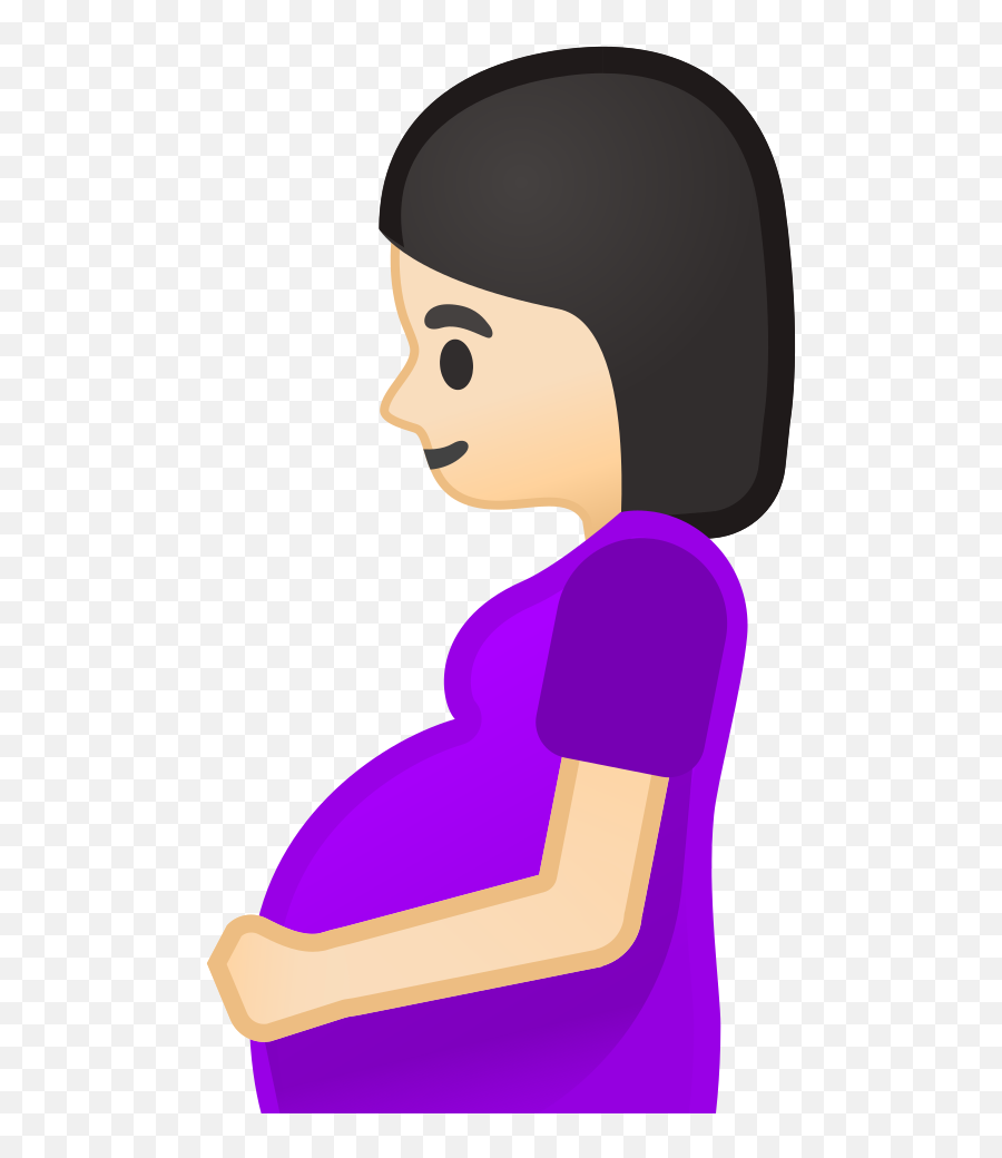 Download Svg Download Png - Pregnant Emoji Clipart Full Pregnant Lady Animated Hd,Kick Emoji