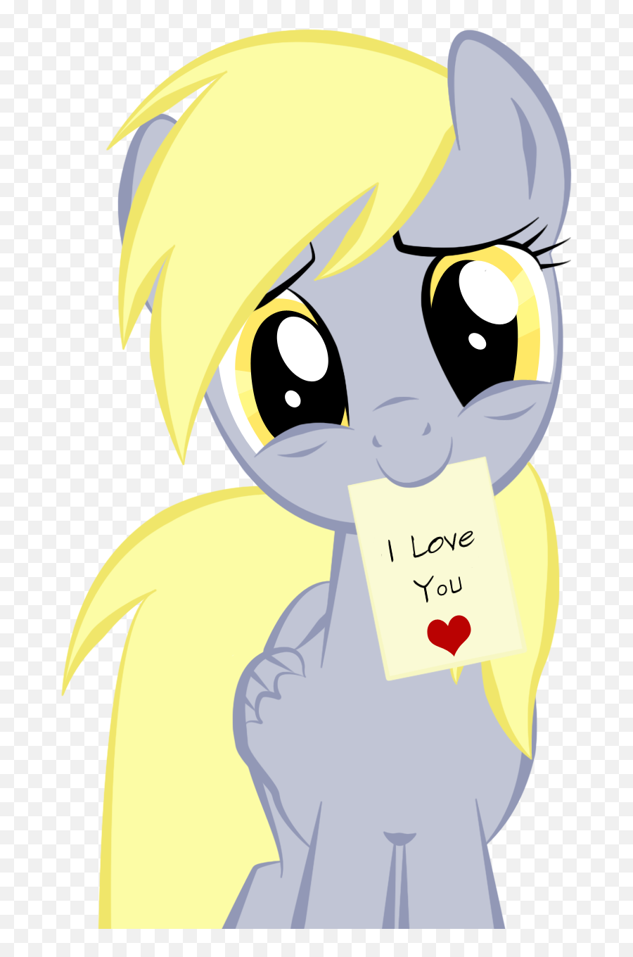 Mlp Forums - Derpy Hooves I Love You Emoji,Retard Face Emoji