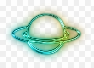 Planet Saturn Icon - Transparent Neon Planet Icon Emoji,Saturn Emoji