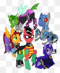 For All Ye Teen Titans Fans - Written Fan Works Mlp Forums Teen Titans Robin As A Pony Emoji,Jiff Emoji