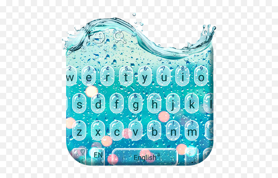 Blue Glass Water Keyboard Theme Google Play Review Aso - Dot Emoji,Hawaii Emoji Express