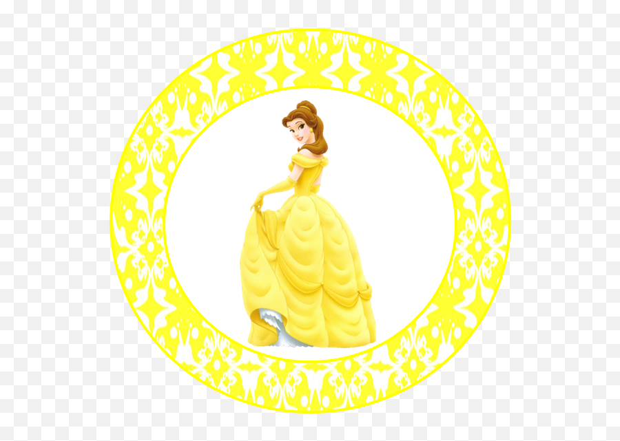Printable Disney Princess Cake Toppers - Belle Princess Cupcake Topper Emoji,Emoji Cake Toppers