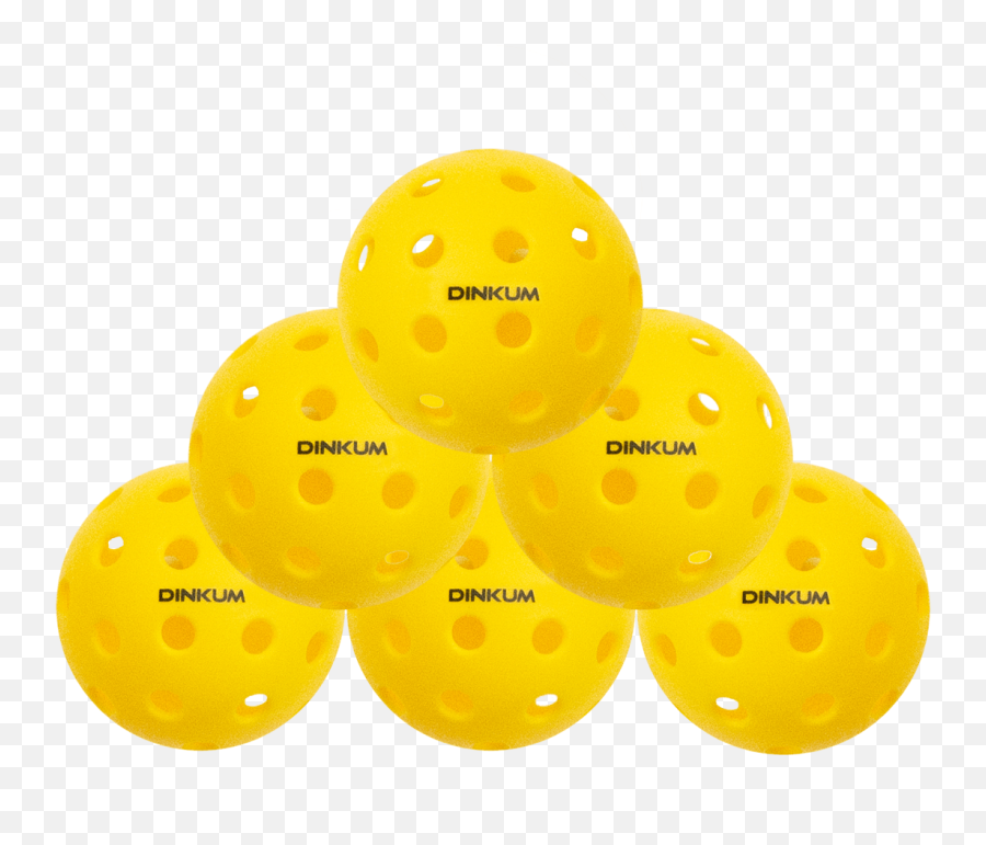 Dinkum Outdoor Balls 6 Pack - Dot Emoji,Balls Emoticon