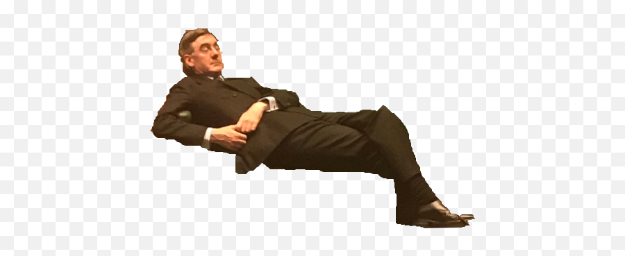 Slouching Jacob Rees - Mogg Know Your Meme Jacob Rees Mogg Transparent Emoji,Nigel Thornberry Emoji