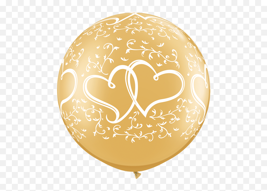 Round Giant Qualatex Latex Balloon - 50th Birthday Balloons Emoji,Giant Heart Emoji