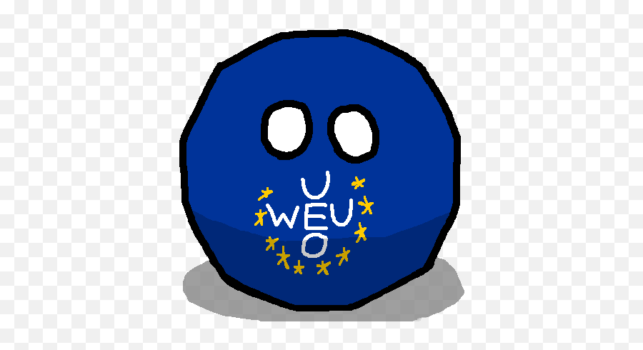 Western European Unionball Emoji,Euro Emoticon