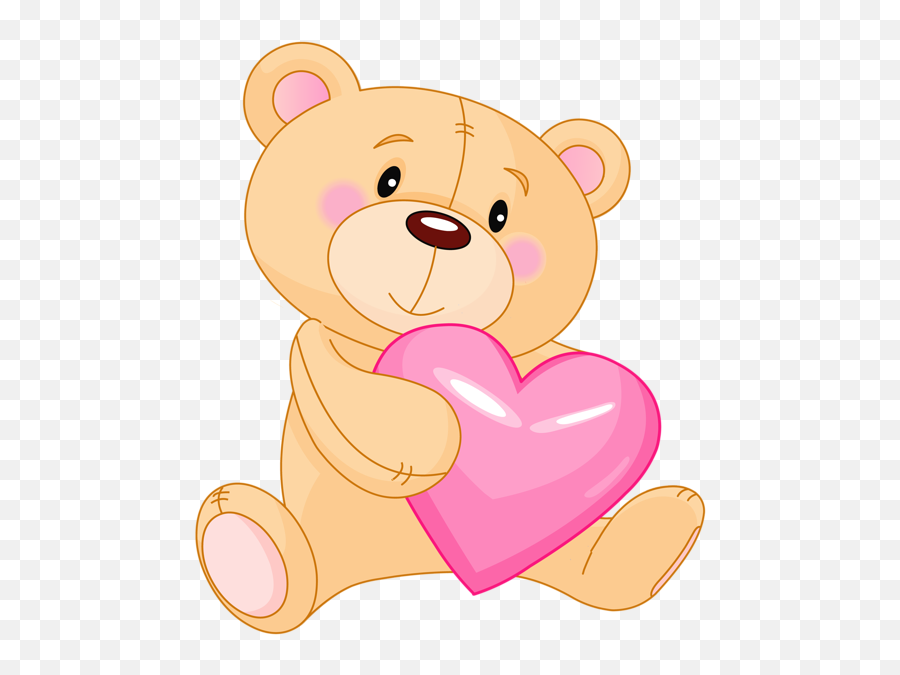 Library Of Teddy Bear Holding Heart Clip Black And White - Teddy Bear Clipart Png Emoji,Cute Christmas Emoticons Bear
