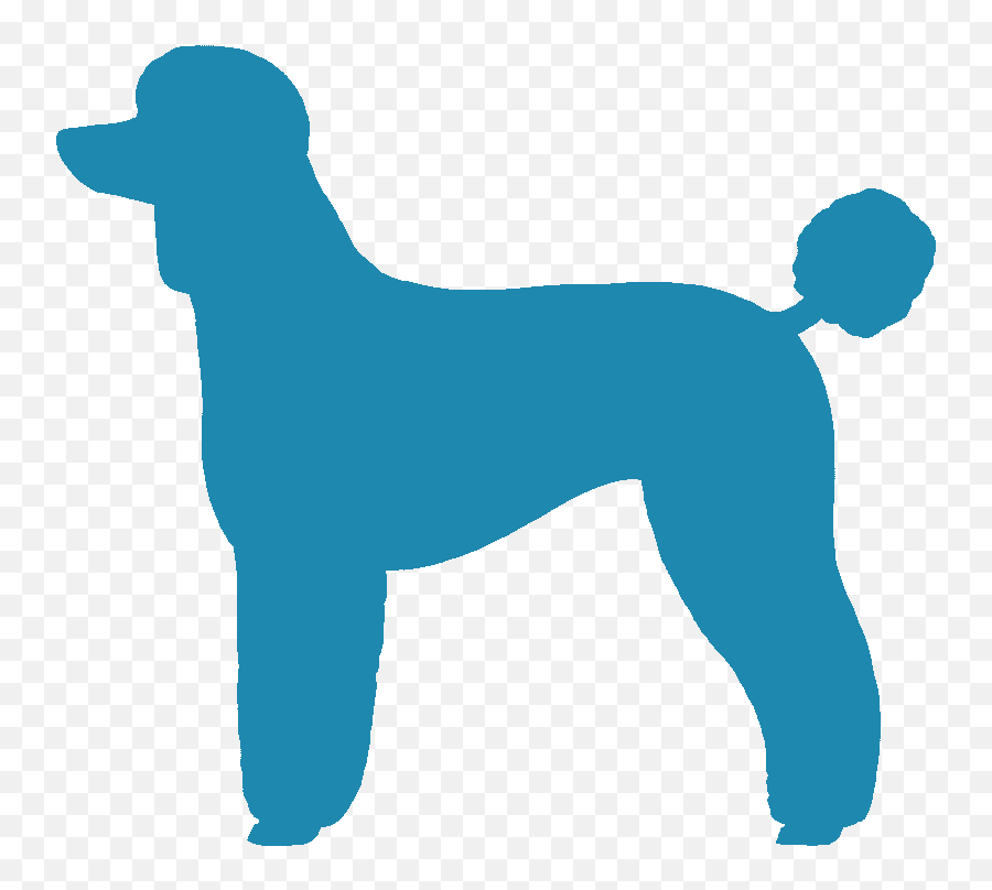 Puppy Breeder Referral - Poodle Silhouette Emoji,Gary Larson Dog Emotion