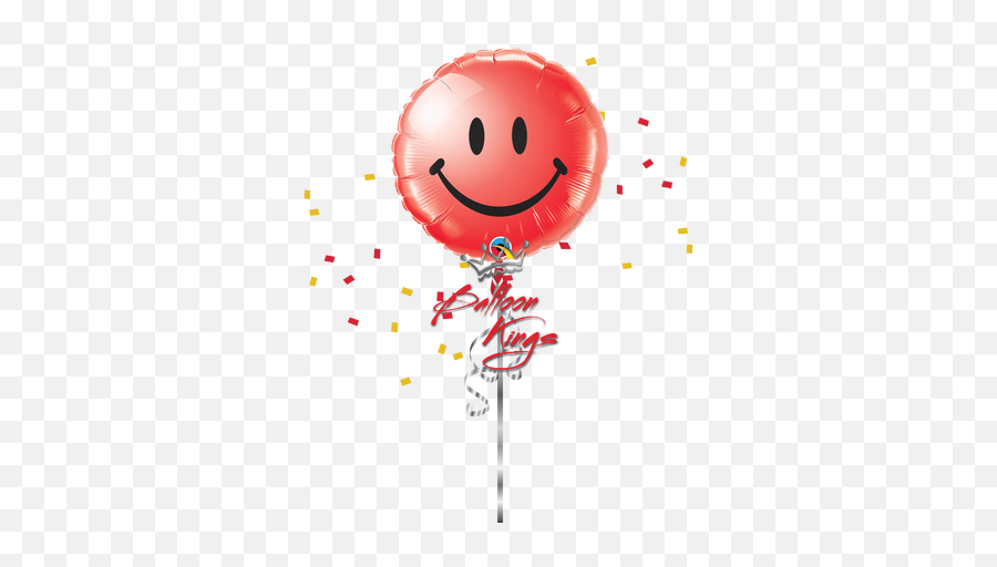 Smiley Face Red - Pink Smiley Face Balloon Emoji,Emoticon 