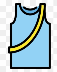 Running Shirt Emoji Clipart - Clipart Camiseta Sin Mangas,Shirt Emoji