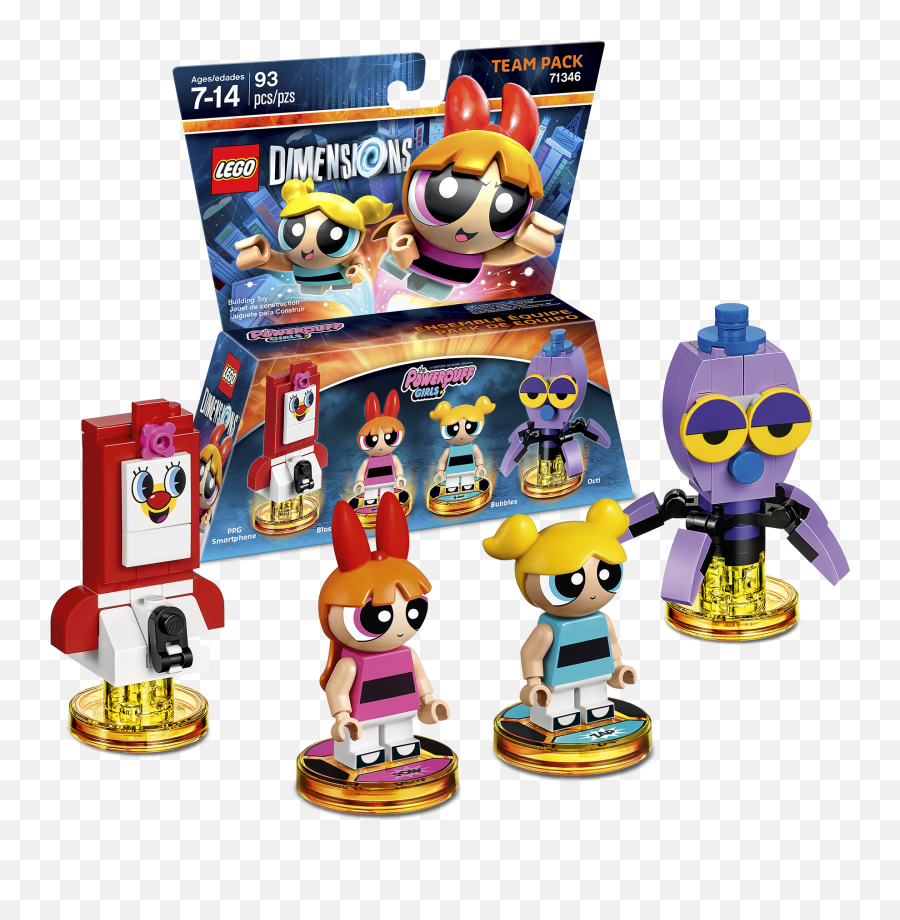 Teen Titans Go The Powerpuff Girls And Beetlejuice Packs - Lego Dimensions Powerpuff Girls Team Pack Emoji,Teen Titans Raven Emotion Scence