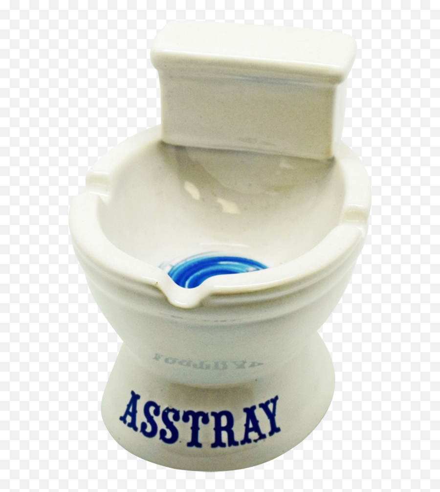 Toilet Ceramic Ashtray - Serveware Emoji,Toilet Emoji