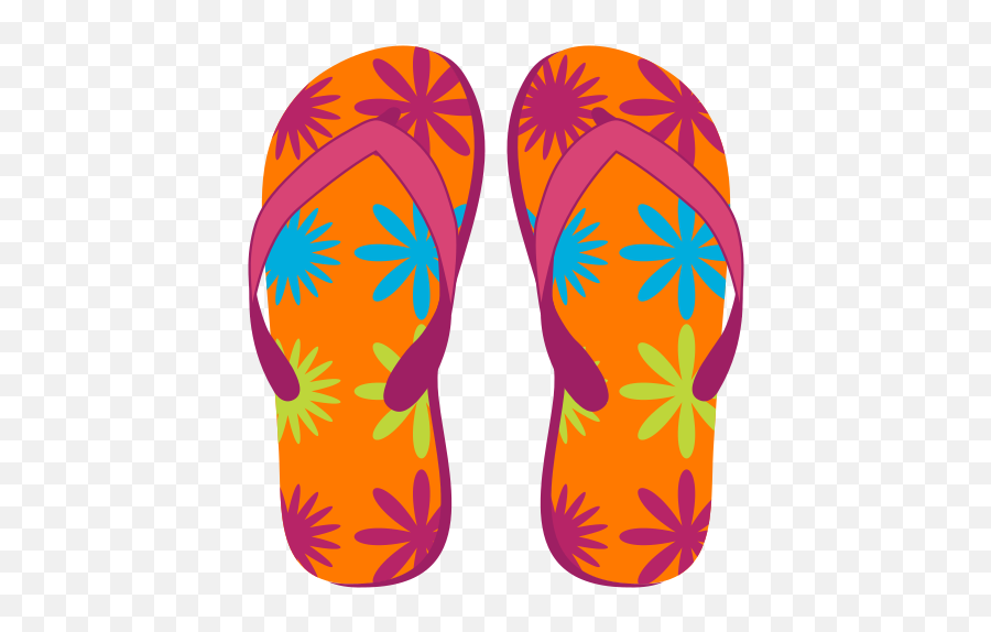 Flip Flops Sandals Summer Shoes Free - Sandalias De Verano Png Emoji,Flip-flop Emoticons For Facebook