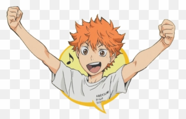 Haikyuu Png Image - Hinata Haikyuu Png Full Size Png Haikyuu Stickers Emoji,Emoticon With Fists Up