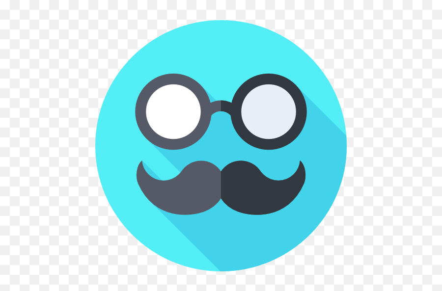 Moustache - Happy Emoji,Moustache Emoticons