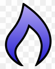 Clipart Panda - Free Clipart Images Flame Cartoon Single Emoji,Blue Flame Emoticon