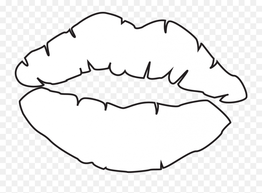 Kiss Logo Outline Page 1 - Line17qqcom Emoji,Kiss Emoji Makeup