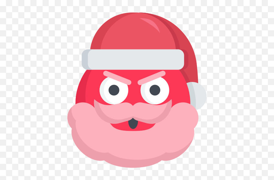 Angry Christmas Emoji Mad Santa - Santa Claus,Mad Emoji Transparent