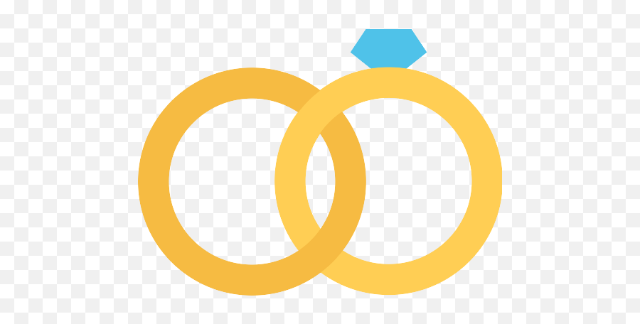 Wedding Rings Engagement Vector Svg Icon 7 - Png Repo Free Emoji,Wedding Emoticon Typing