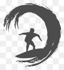 Surfing Clipart Black And White - Surf Board Clipart Black And White Emoji,Surfing Emoji