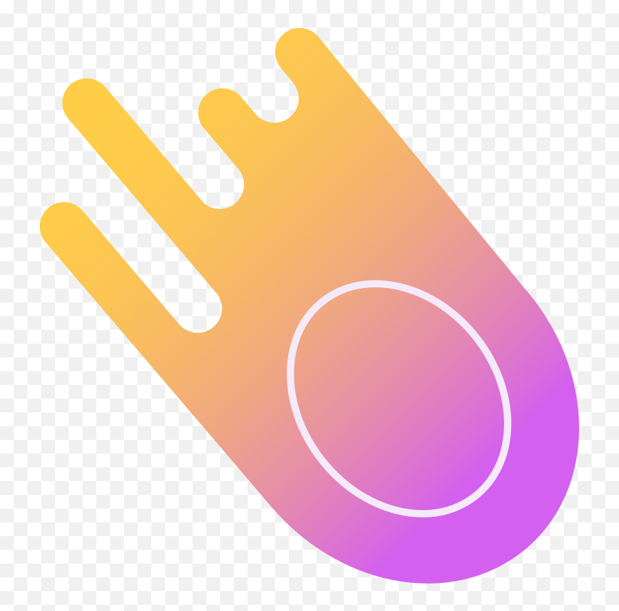 Comet Illustration In Png Svg Emoji,Nail Polish Hand Emoji