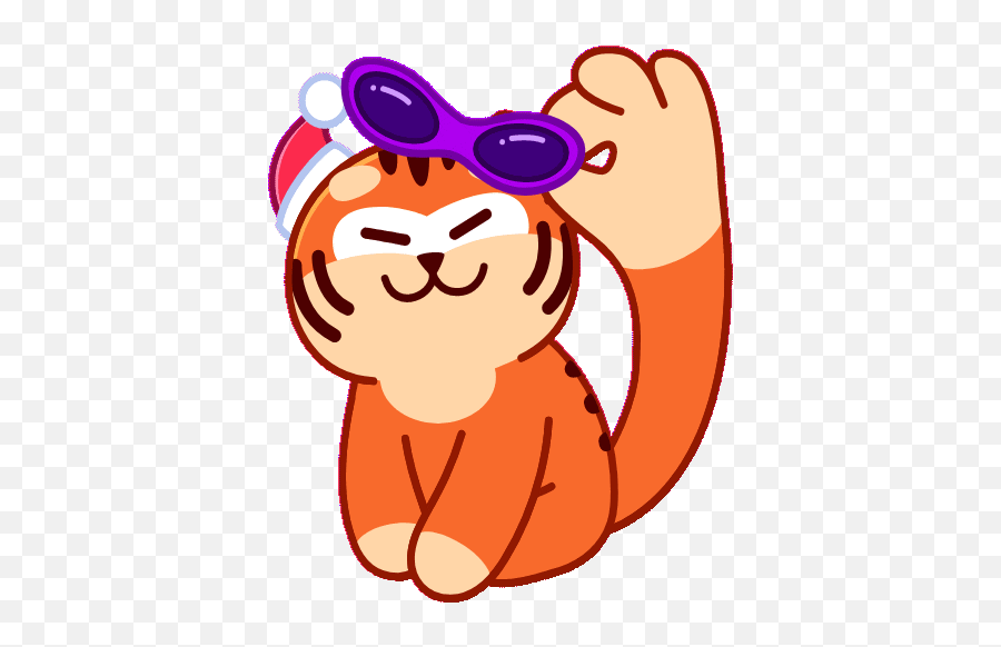 Sticker Maker - New Year Tiger Emoji,Emoji Happy Year Of The Tiger New Year