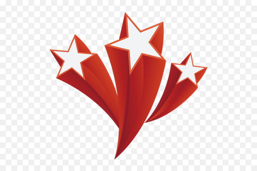 Flying Red Stars Explode Png Download - Red Stars Clipart Emoji,Star And Rock Emoji