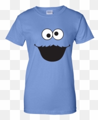 Sesame Street Cookie Monster Face T - Short Sleeve Emoji,Cookie Monster Emoticon