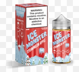 This Product Contains Nicotine - Ice Monster Strawmelon Apple Emoji,Emoji E Liquid