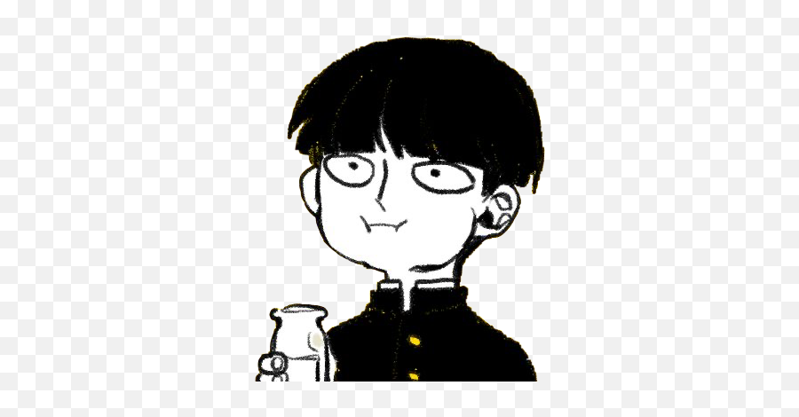 Mobpsycho100 Shigeokageyama Sticker By Babbbbby - Yellow Mob Psycho Pfp Emoji,Mob Psycho 100 Emoji