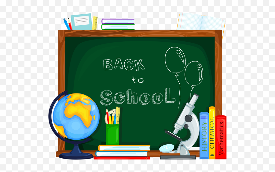 Back To School Png Clipart Picture - Clip Art Back To School Emoji,Blackboard Emoji