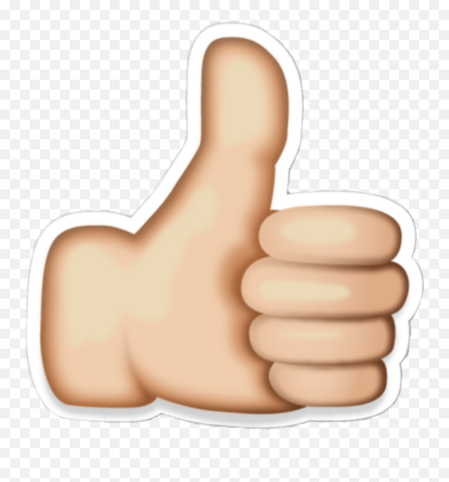 Download Thumbs Up Youtube Emoji Png - Iphone Emoji Thumbs Up,Emoji For Youtube