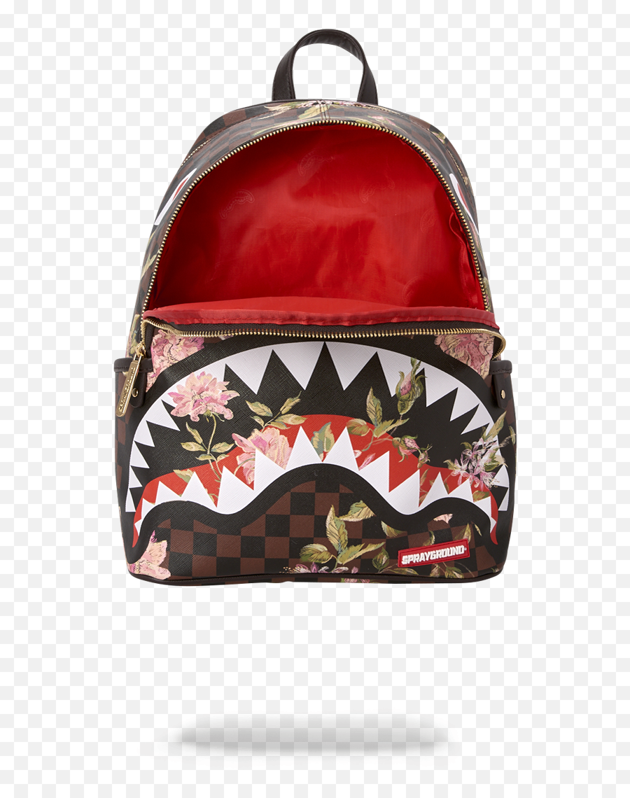 Shark Flower Savage Backpack - Savage Backpack Sprayground Shark Flower Savage Emoji,Emoji Backpacks