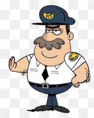 Mall Cop Captain - Loud House Mall Cop Emoji,Cop Emoji
