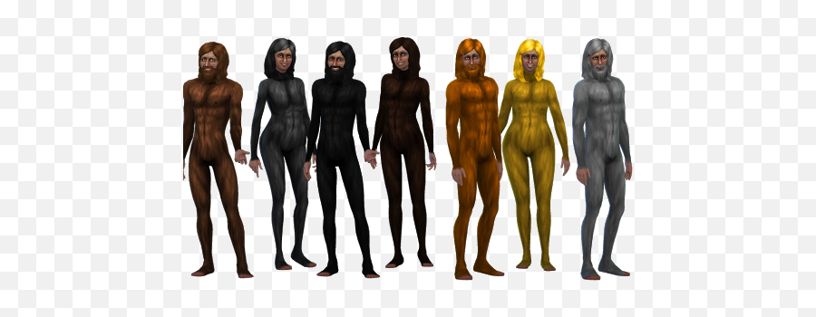 Bigfoot Skins For Males And Females - Sims 4 Bigfoot Emoji,Sims 4 Emotions Mod