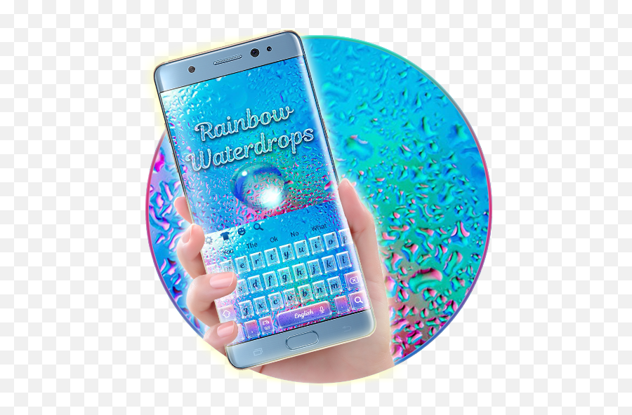 Rainbow Waterdrop Keyboard - Dot Emoji,Ankit Emoji Stickers
