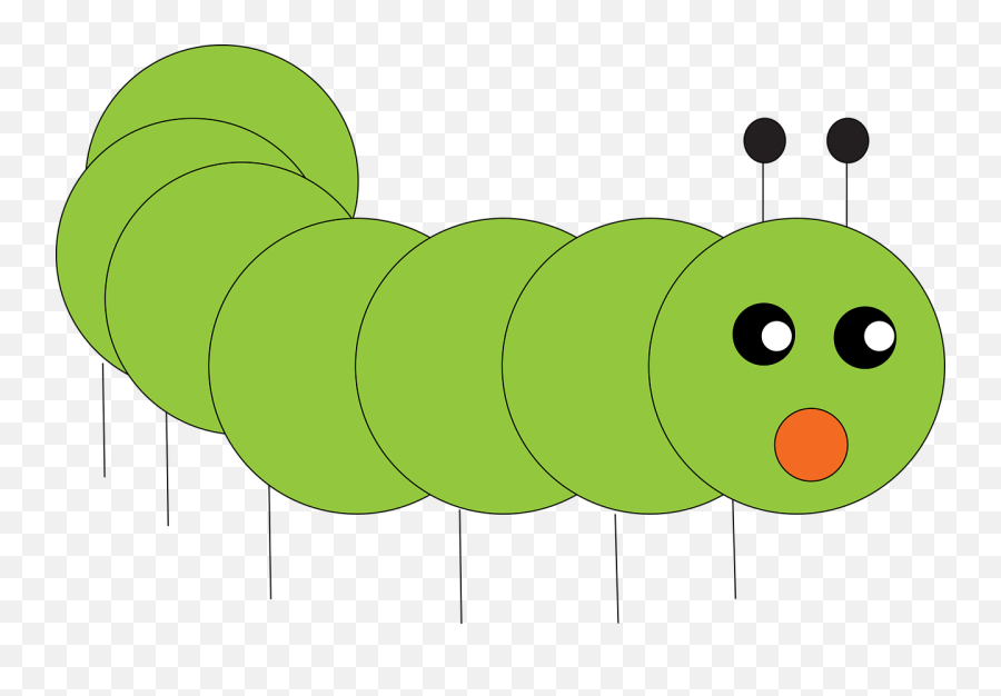 Caterpillar Emoji Emoticon - Free Vector Graphic On Pixabay Dot,Surprise Emoji