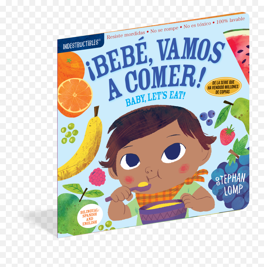 Books - Indestructibles Baby Eat Emoji,Fruit Emotions Book