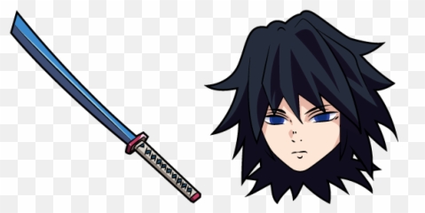 Demon Slayer Giyu Tomioka - Demon Slayer Swords Transparent Emoji,Miku Leek Emoticons