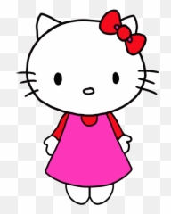Simple Cartoon Sketches For Kids - Hello Kitty Clipart Emoji,Pencil Drawings Of People Full Body Emotions For Kids