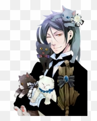 Ciel Phantomhive - Black Butler Sebastian Cats Emoji,Black Butler Does Sebastian Have Emotions