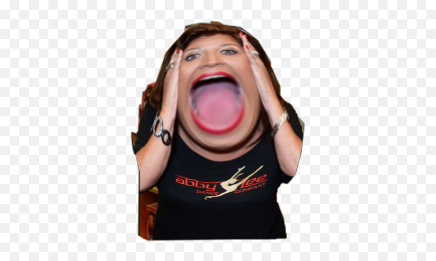 Abbyleemiller Sticker - Abby Lee Miller Funny Edits Emoji,Emoji Looks Like Screamer